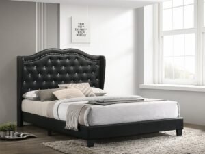 Paradise2 Black - Full, Queen, (KING SOLD OUT) *PLATFORM BED*