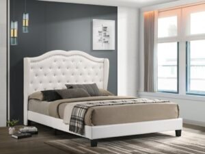 Paradise2 White - Queen, King *PLATFORM BED* (Full-SOLD OUT)