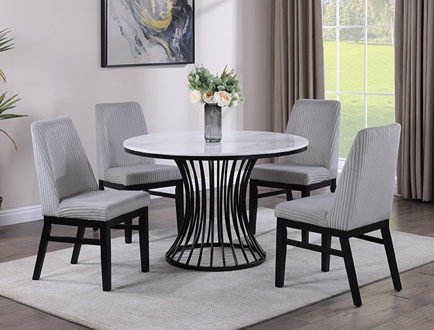 2201LG.jpg 2201LG-5P HADLEY DINING GROUP LIGHT GREY