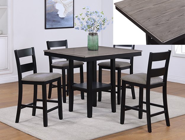2631SET-LG.jpg 2631SET-LG LESTER 5-PK CTR HT TABLE LIGHT GREY