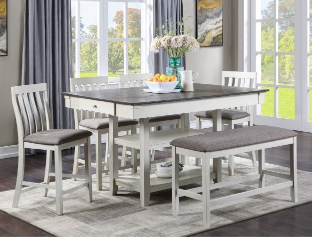 2715CG.jpg 2715CG-6P NINA CHALK GREY COUNTER HEIGHT