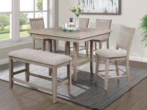 2727AG-6P FULTON ALL GREY COUNTER HEIGHT DINI