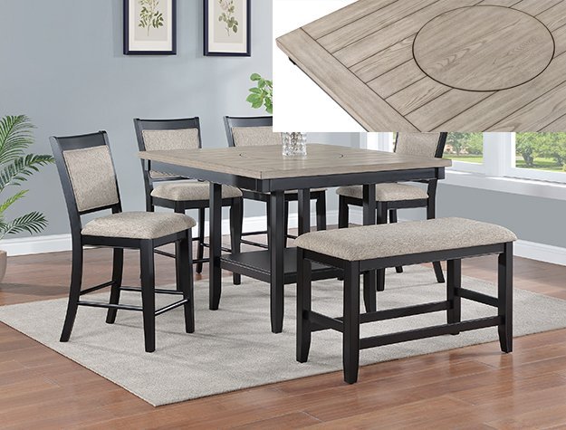 2727LG.jpg 2727LG-6P FULTON CT HT DINING LIGHT GREY