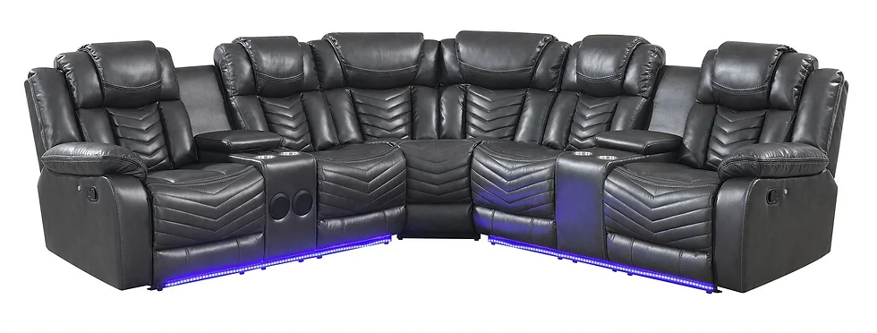 S2021 Lucky Charm Sectional (Grey)