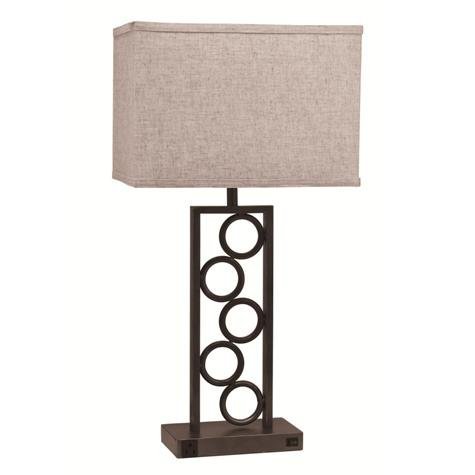 6260T CRYSTAL 3 GLOBE TABLE LAMP