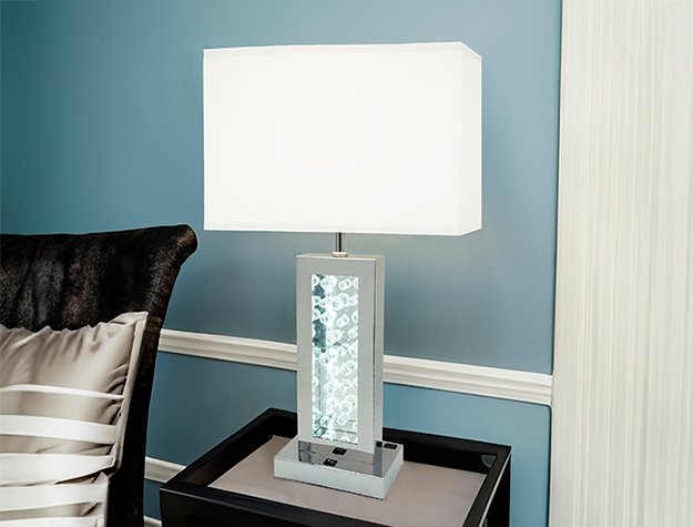 6247 6247T MONICA LAMP CHROME-LED ACCENT