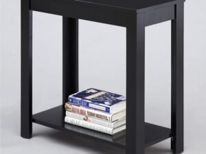 7710-BK PIERCE CHAIRSIDE TABLE BLACK