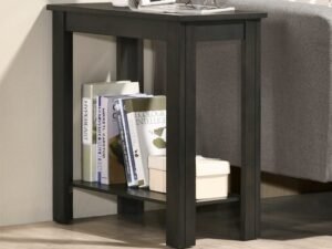 7710-CHAR PIERCE CHAIRSIDE TABLE CHARCOAL