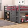 760-TDG Loft Bed (Grey)