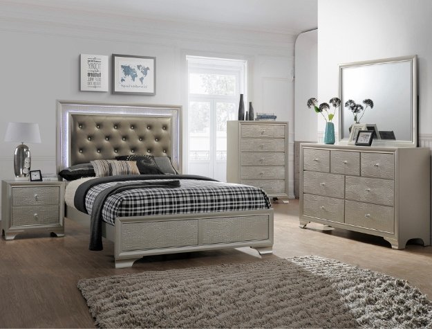 B4300.jpg SETB4300 LYSSA BEDROOM GROUP