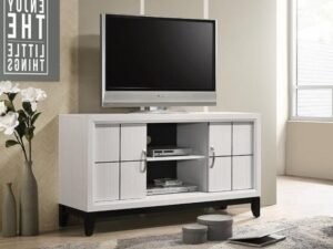 B4610-8 AKERSON TV STAND CHALK