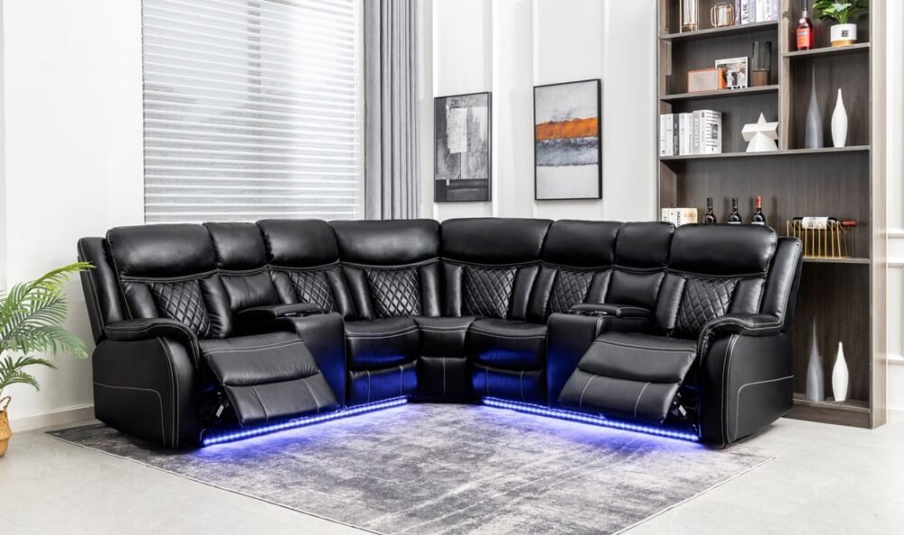 batman-1_orig-1.jpg Batman Black Power Reclining Sectional