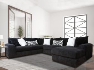938 Black Venus - Oversized Sectional