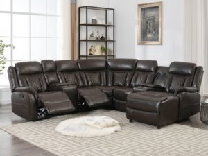 Champion Brown Reclining Sectional