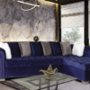 S8187 Milan Sectional (Blue)