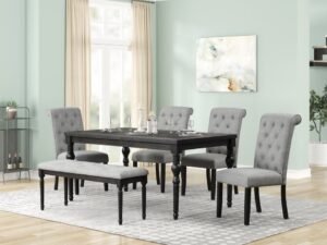 Farah Gray Dining Set