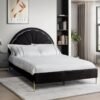 Flora Black Platform Bed Twin, Full, Queen (LED LIGHTS) **NEW ARRIVAL**
