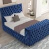 Future Blue Platform Bed -  (King)