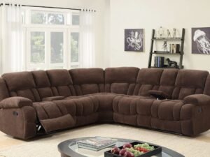 JADE21- CHOCOLATE SECTIONAL