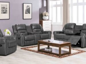 Lexington2023 Gray - 3PC Reclining Living Room