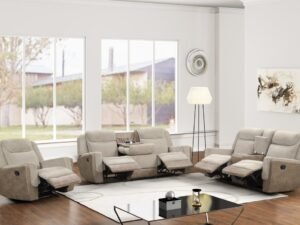 LISA - Brown 3pc Reclining Set