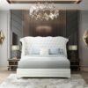 Luxor White Platform Bed Queen, King **NEW ARRIVAL**