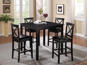 Tahoe - Cappuccino - Pub Table + 4 Chairs
