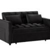 Relax Black Sleeper Sofa