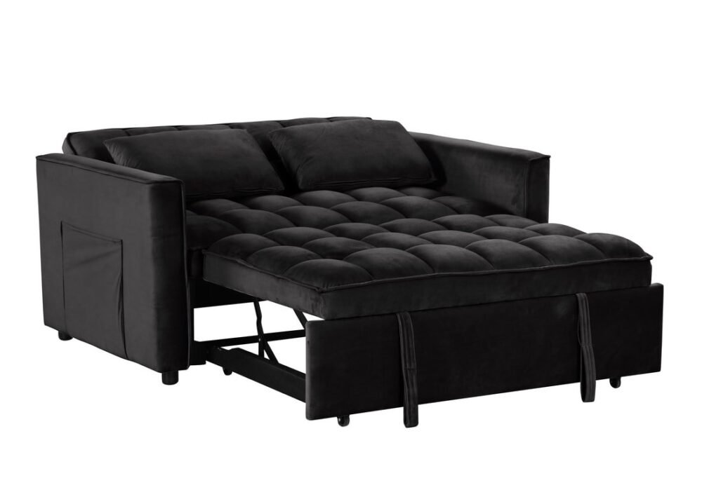 relaxblack3_orig.jpg Relax Black Sleeper Sofa