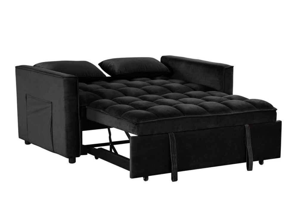 relaxblack4_orig.jpg Relax Black Sleeper Sofa
