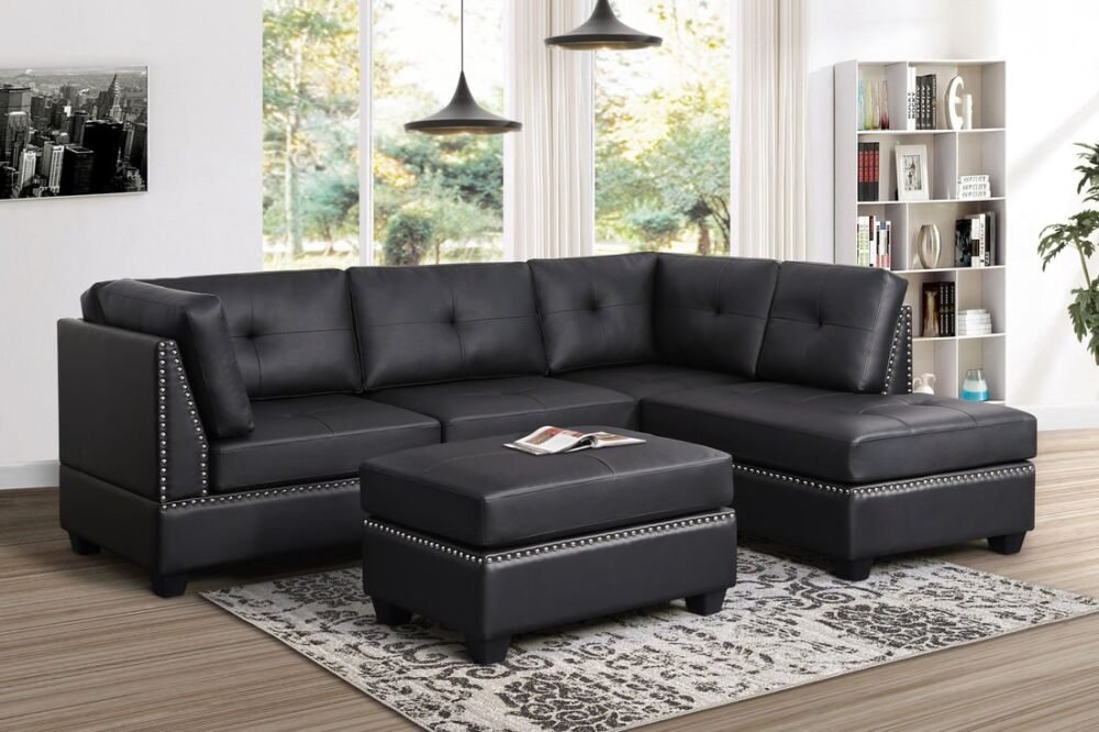 sienna_orig-1.jpg Sienna Sectional + Ottoman Set (Black Leather)