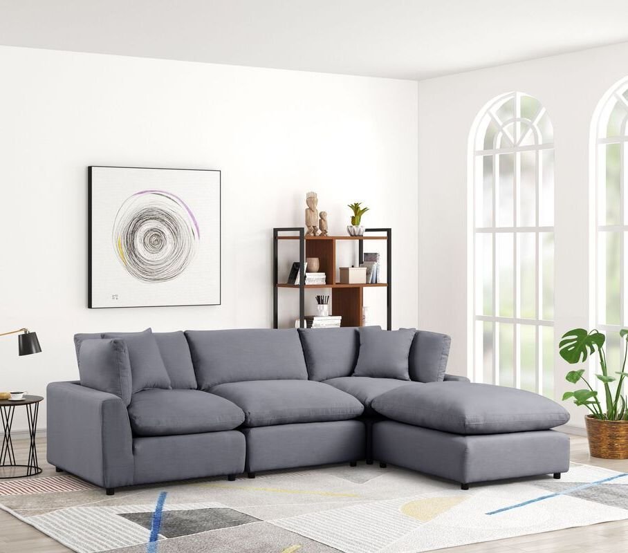 sky-charcoal-linen.jpg SKY Charcoal Linen Modular Sectional