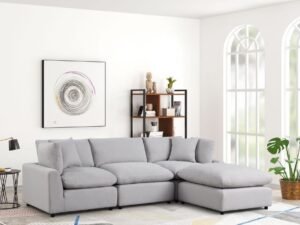 SKY Gray Linen Modular Sectional