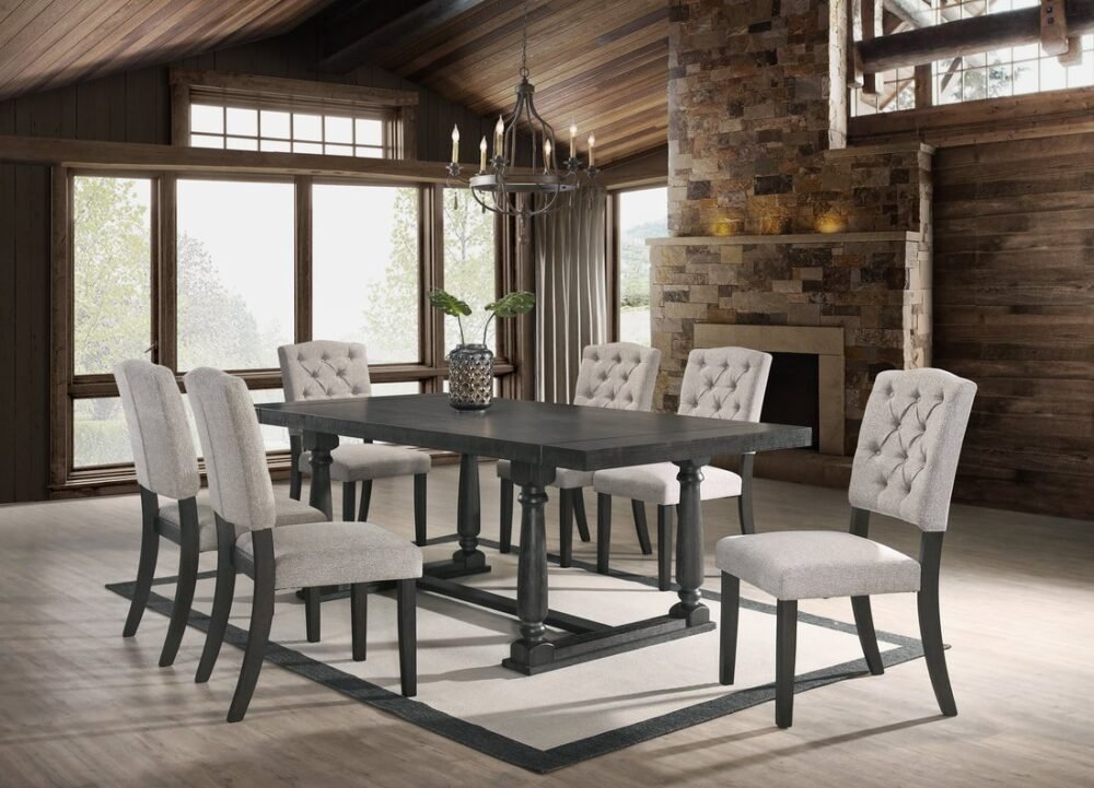 AHenderson Dining Table + 6 Chair Set