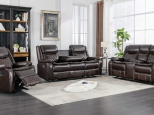 Weston Espresso - 3PC Reclining Living Room Set