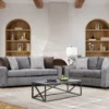 4003 Downy Taupe - 2PC Sofa, Loveseat