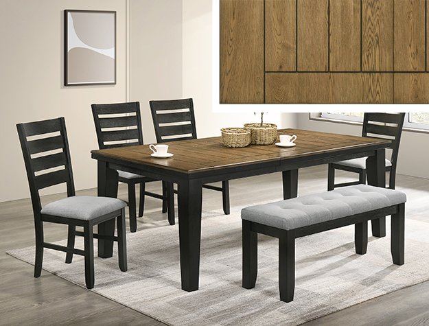2152WC 2152WC-6P BARDSTOWN WHEAT CHARCOAL DINING