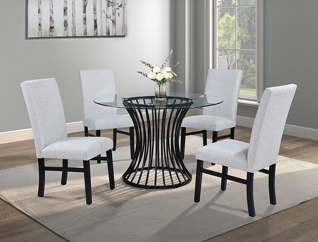 2202DV 2202-5P/DV TRACY DINING GROUP DOVE