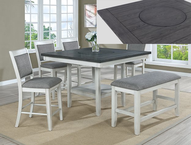2727CG 2727CG-6P FULTON CHALK GREY COUNTER HEIGHT