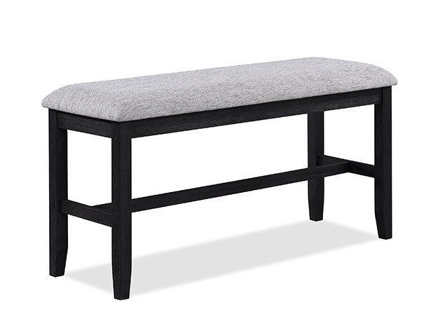 2773LG-BENCH BUFORD CNTR HT BENCH LIGHT GREY