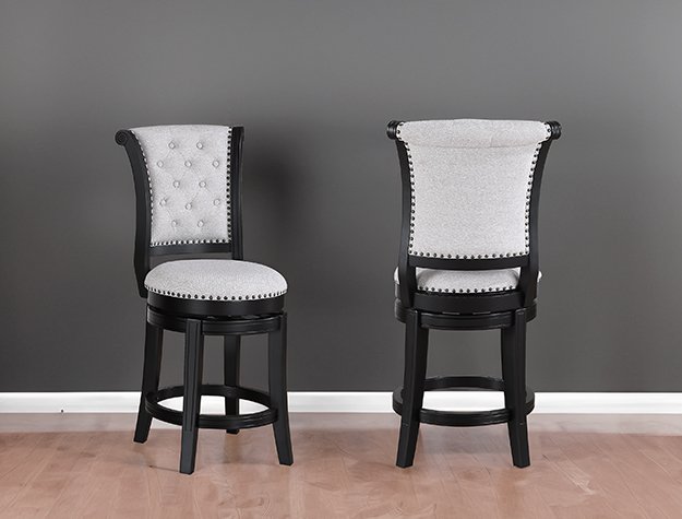 2992DV-24 2992DV-24 GRANVILLE SWIVEL PUB STOOL DOVE K/D