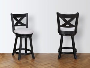 2993DV-24 KIPPER SWIVEL PUB STOOL DOVE K/D