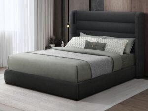 Hero Black Platform Bed (w/ Bluetooth Speaker) - Queen, King