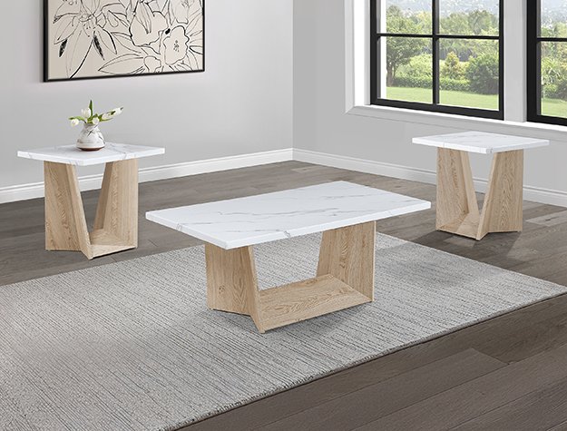 4226WO-SET 4226WO-SET ADEA 3PK CKTL SET WHITE OAK