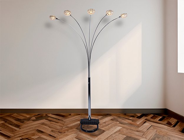 4890F 4890F HALF MOON FLOOR LAMP