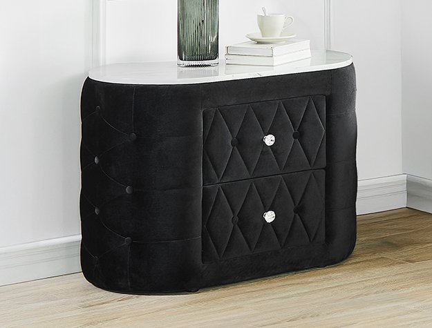 5115BK-2 5115BK-2 NATALIA NIGHT STAND BLACK
