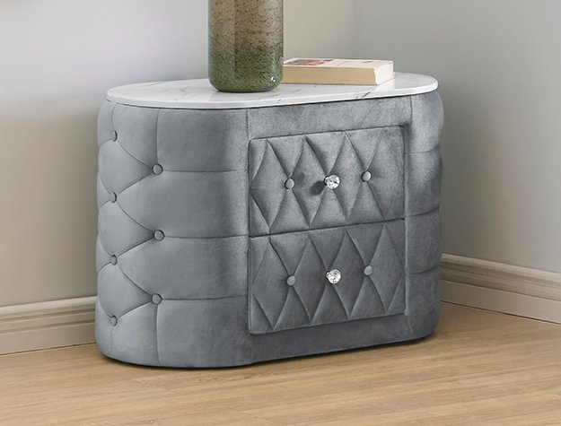 5115GY-2 5115GY-2 NATALIA NIGHT STAND GREY