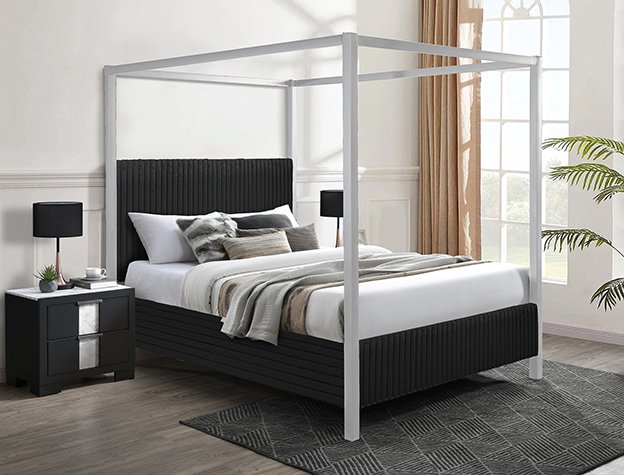 5262BK 5262BK CORA CANOPY BED BLACK