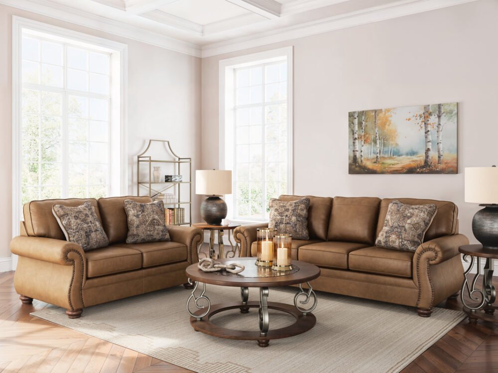 55902-38-35-t623_orig Ashley 559-02 Sofa & Loveseat Set