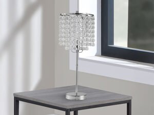6213T-CH-1 CHROME TABLE LAMP 19"H